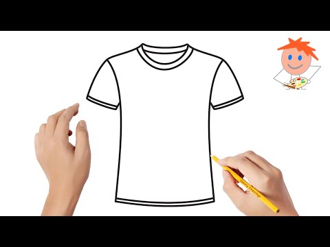 Video: Wie Zeichnet Man Eine Zeichnung Auf Ein T-Shirt