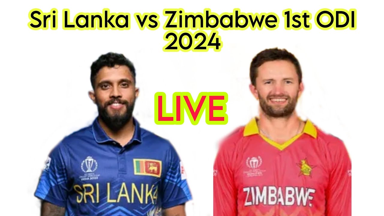 Sri Lanka vs Zimbabwe 1st ODI Match Live SL vs Zim Live cricket slvszim live YouTube