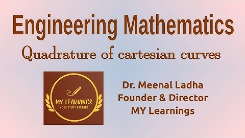 #10: Quadrature of cartesian curves