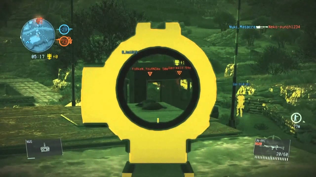 Metal Gear Online: Scout Gameplay - Bounty Hunter