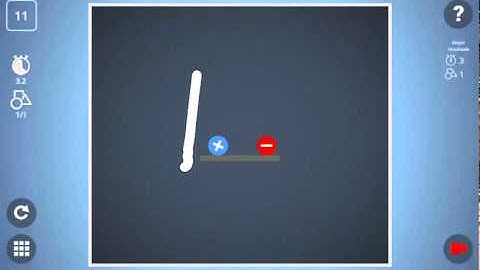 Check out how I solved level 11 in Brain It On! #BrainItOn