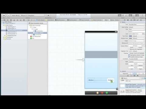 iOS Development Tutorial 2 - Buttons and Labels, Actions and Outlets