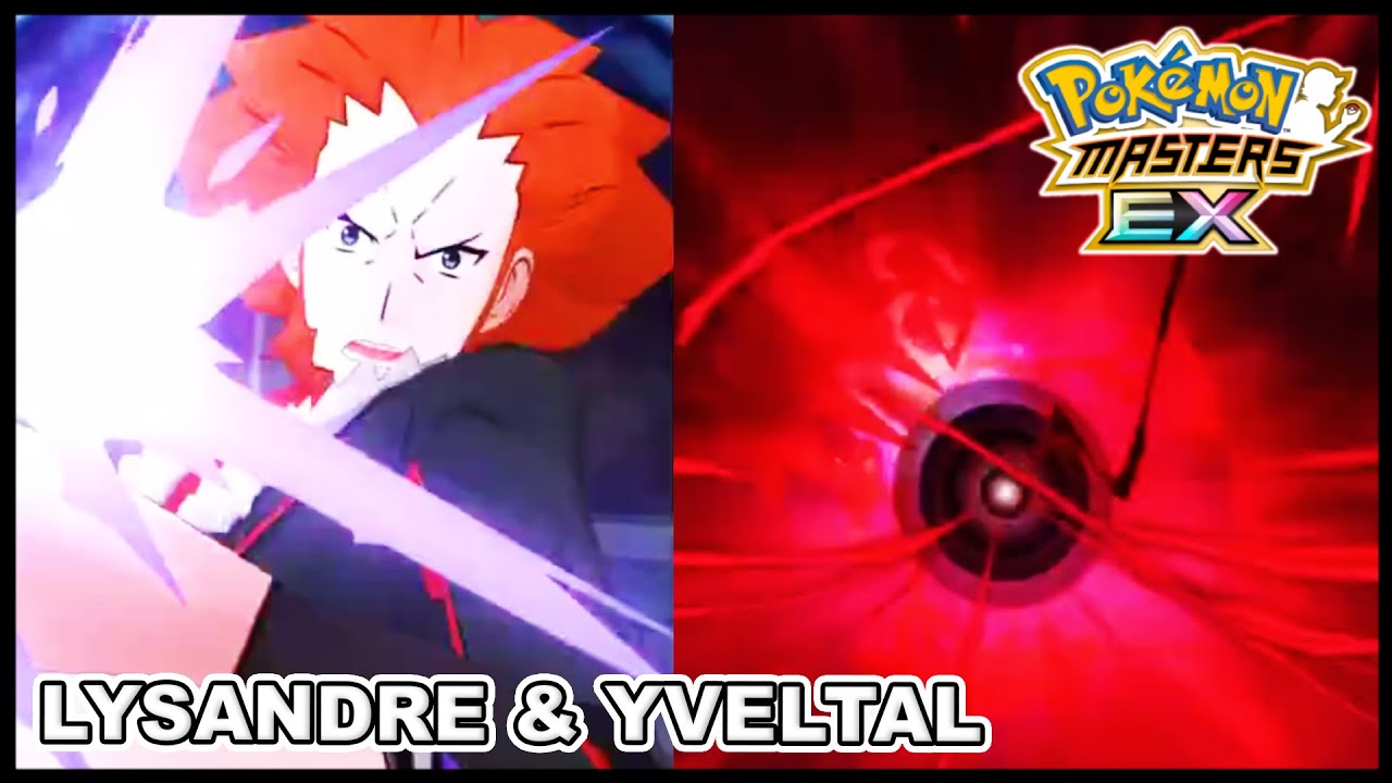 Lysandre & Yveltal Sync Move Animation | Pokemon Masters EX