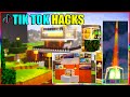 Trying Minecraft tiktok hacks | techno gamerz minecraft picture , automatic furnance etc.