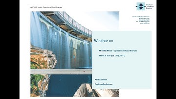 Webinar on Operational Modal Analysis (OMA) using ARTeMIS Modal (December 2025)