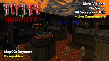 Doom II: Altars Of Madness | Map02 - Daymare (UV 100%, No Saves)