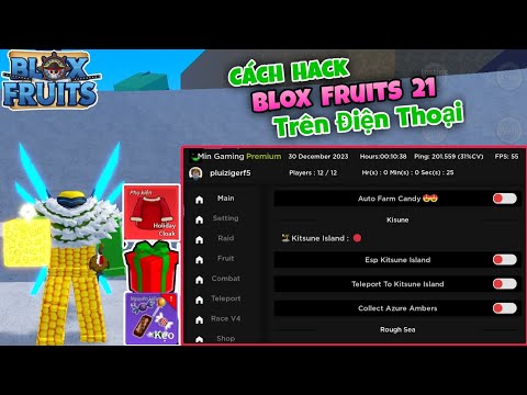 Cách Hack Blox Fruits 21 Trên Điện Thoại Fluxus Lỗi Getkey,Auto Song Kiếm,Tìm Đảo Kitsune,Full Vip