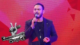 Gagik Harutyunyan sings 'Fall Again' - Blind Auditions - The Voice of Armenia - Season 4