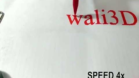 Robot Arm Drawing. R3DBot run Gcode from slicer software (simplify3D) via Arduino Due.