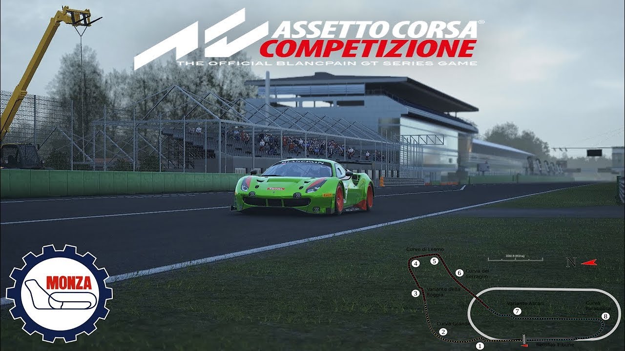 Acc Ferrari 488 Gt3 At Monza