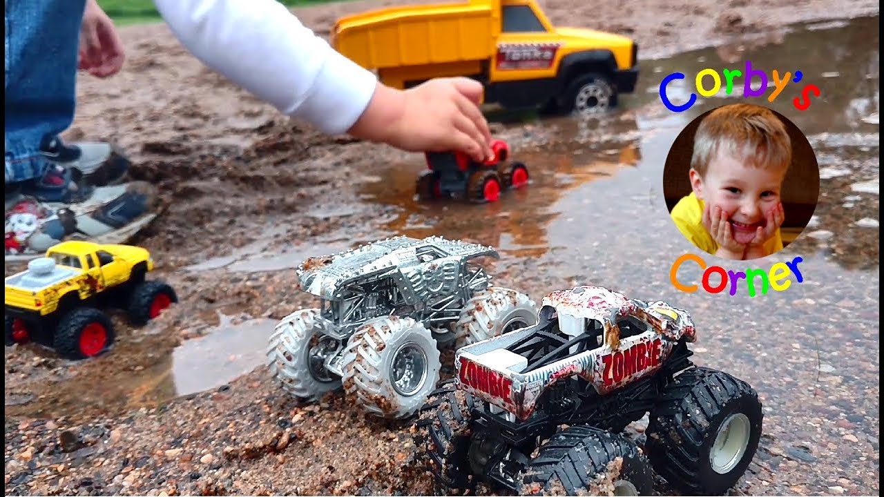Muddy Puddles & Monster Trucks! (Family Vlog Part 1)