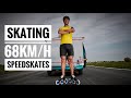 Skating behind car at 68km/h // Felix Rijhnen with 125mm wheels