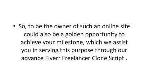 BEST FIVERR FREELANCER CLONE SCRIPT - DOD IT Solutions