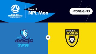 NPL Men Round 10 - Magic United vs Wynnum Wolves Highlights