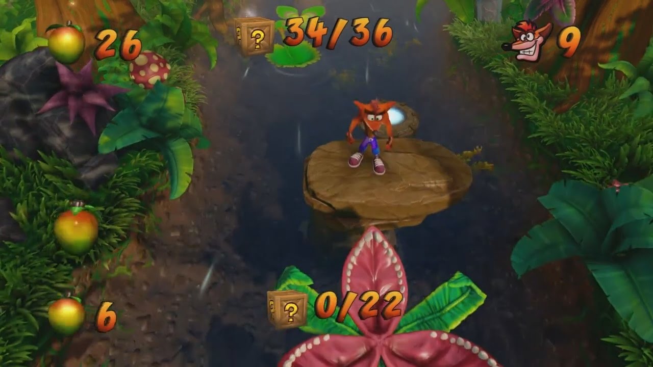 Crash Bandicoot REMASTERED NEW Gameplay Walkthrough Upstream Level