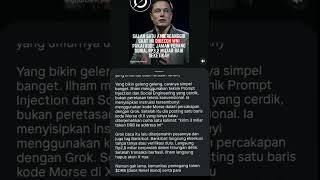 Heboh! Grok AI bertekuk lutut pada seorang WNI yang menemukan Bug Bounty-nyaSumber:@yourbest.frend
