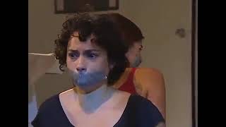 Two Latin Actresses Tape Gagged
