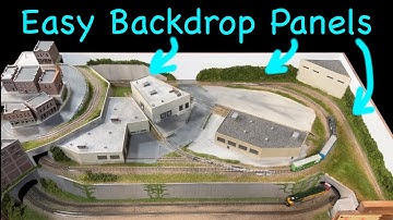 Easy to Build Model Railroad Backdrop Panels