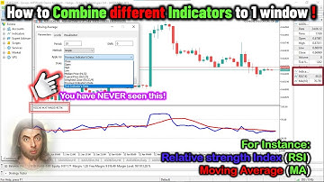 🌐How to COMBINE/ADD Indicators of Different Entity⛄on SAME Window in MQL5/MT5 eg. RSI+MA [PART 528]
