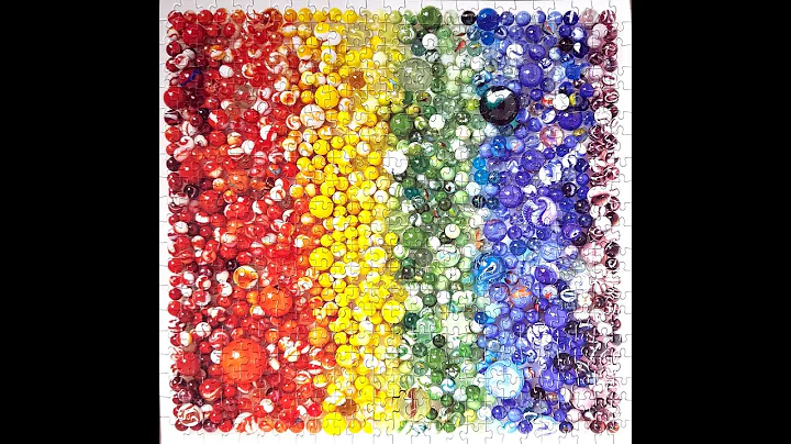 Galison Jigsaw Puzzle | Rainbow Marbles