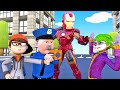 Ironman Protects Nick From The Criminal Joker - Scary Teacher 3D Police