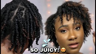 JUICY Twistout! | CurlDaze Ultra Moisture Creme