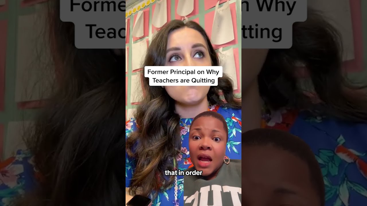 Former Principal On Why Teachers Are Quitting