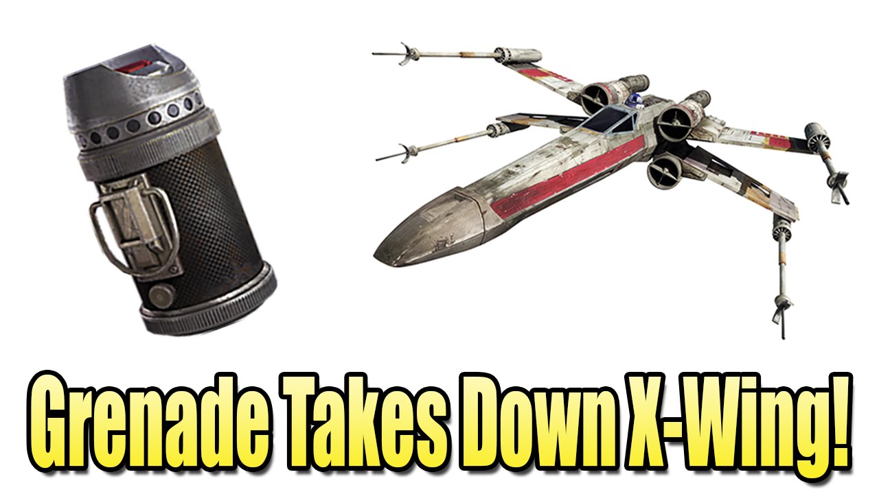 Ion Grenade Takes Down XWing! Star Wars Battlefront YouTube