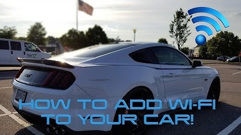 How to Add Wi-Fi to your Car