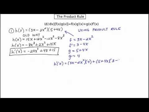 product rule calculus product rule calculus