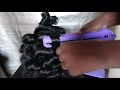 How To: Pin Curl Hair Using Flat Irons!