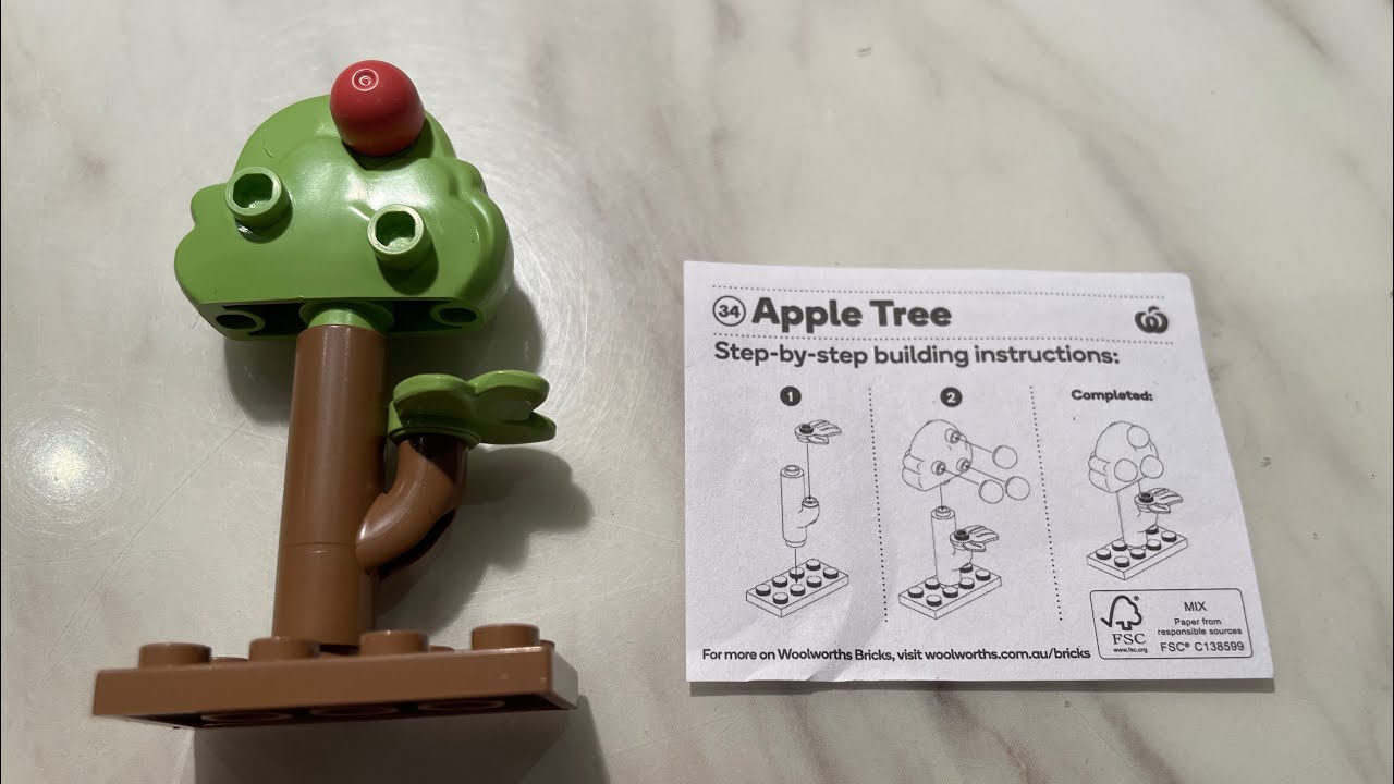 Build new Woolworths Bricks Farm - Apple tree - YouTube