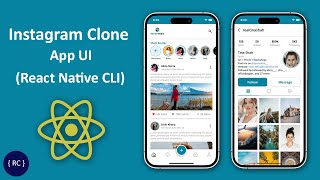 Instagram Clone in React Native CLI | Social Media App UI in React Native CLI | SocialMedia