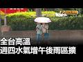 全台高溫 週四水氣增午後雨區擴 八大民生新聞 2026051906
