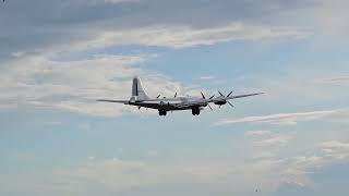 B-29 Doc Historic Aircraft Takeoff Statesville Regonal Airport @SUBARUWRC555Jiffy