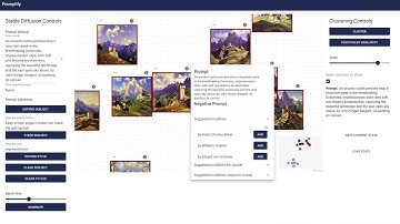 UIST 2023 Promptify: Text-to-Image Generation through Interactive Prompt Exploration with LLMs
