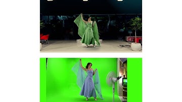 Compositing green screen video in 3d scene