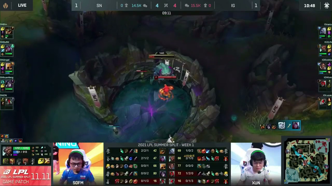 SN vs IG | Game 3 | Week 1 Day 1