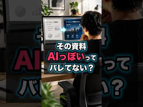 その資料、AIが使ってバレてませんか？ #生成ai  #ai活用 #notebooklm  #canva