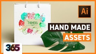 Hand-made Assets in Illustrator CC | tips & time-lapse #24/365 Days of Creativity screenshot 4