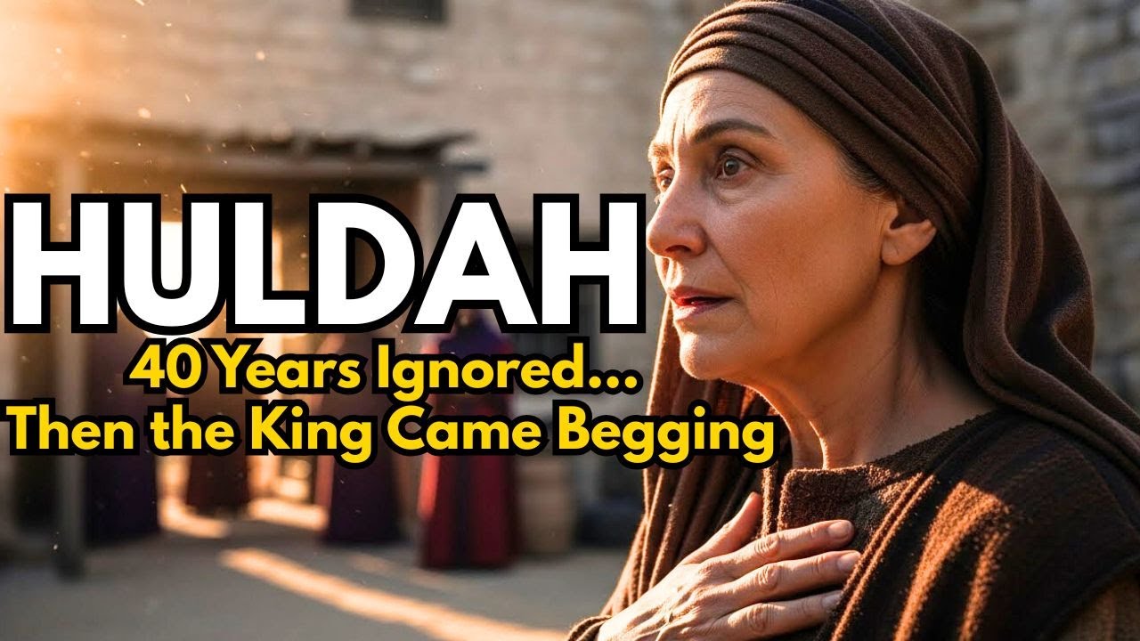 HULDAH: The Woman Everyone Ignored for 40 Years… Then the King Came Begging for Her Words