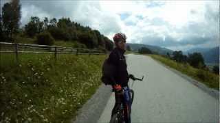 70 Km/h on a Mountainbike, down a road in Austria