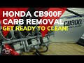 Honda CB900F Carburetor Removal - Get Ready To Clean!