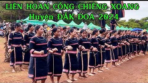 Liên hoan văn hóa cồng chiêng xoang huyện Đăk Đoa 2024