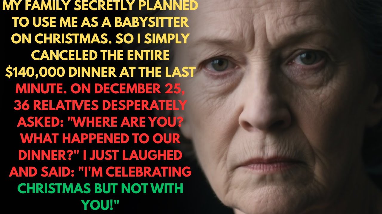I Was Secretly Assigned as the Babysitter on Christmas — I Ruined the $140,000 Dinner and Left