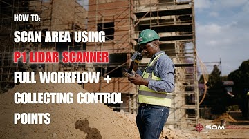 How to scan using the FJD Trion P1 LiDAR Scanner | Full Workflow + Collecting Control Points
