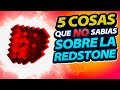 5 Cosas que NO SABIAS sobre la REDSTONE