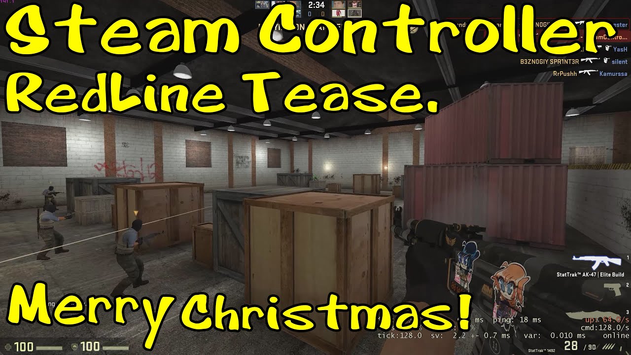 Steam Controller CS:GO Redline #Tease - YouTube