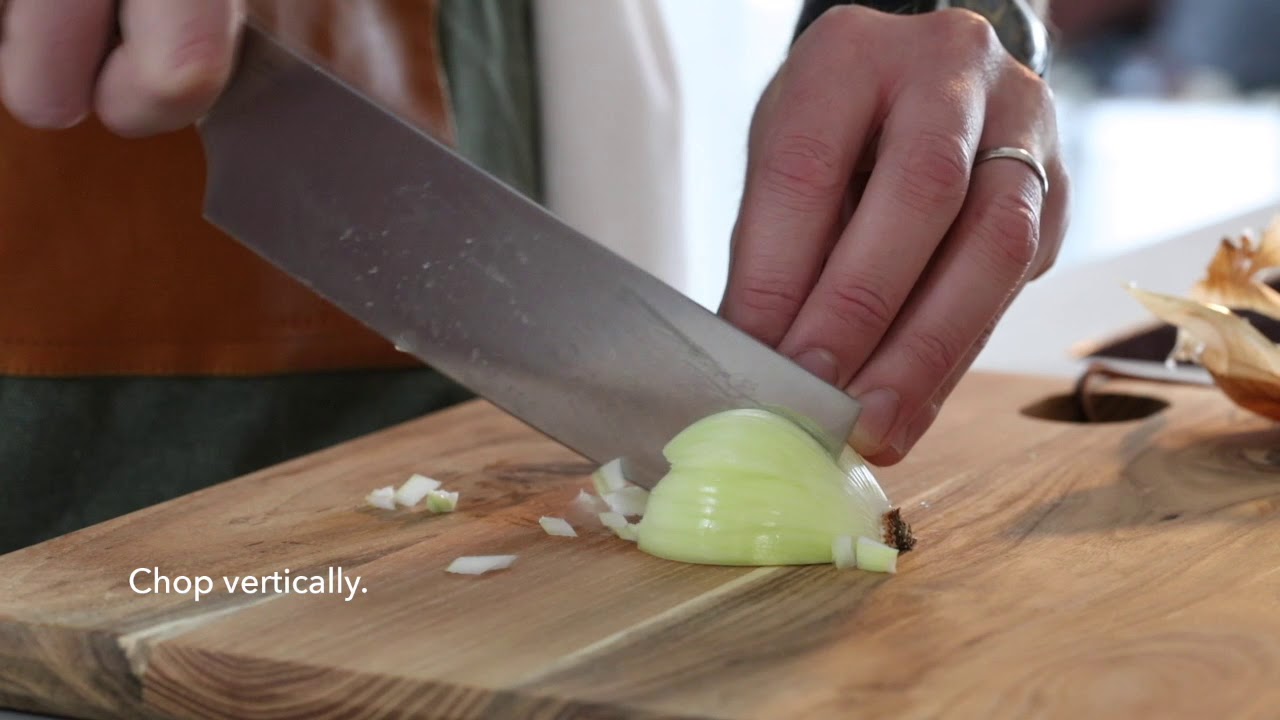 How to chop an onion - YouTube