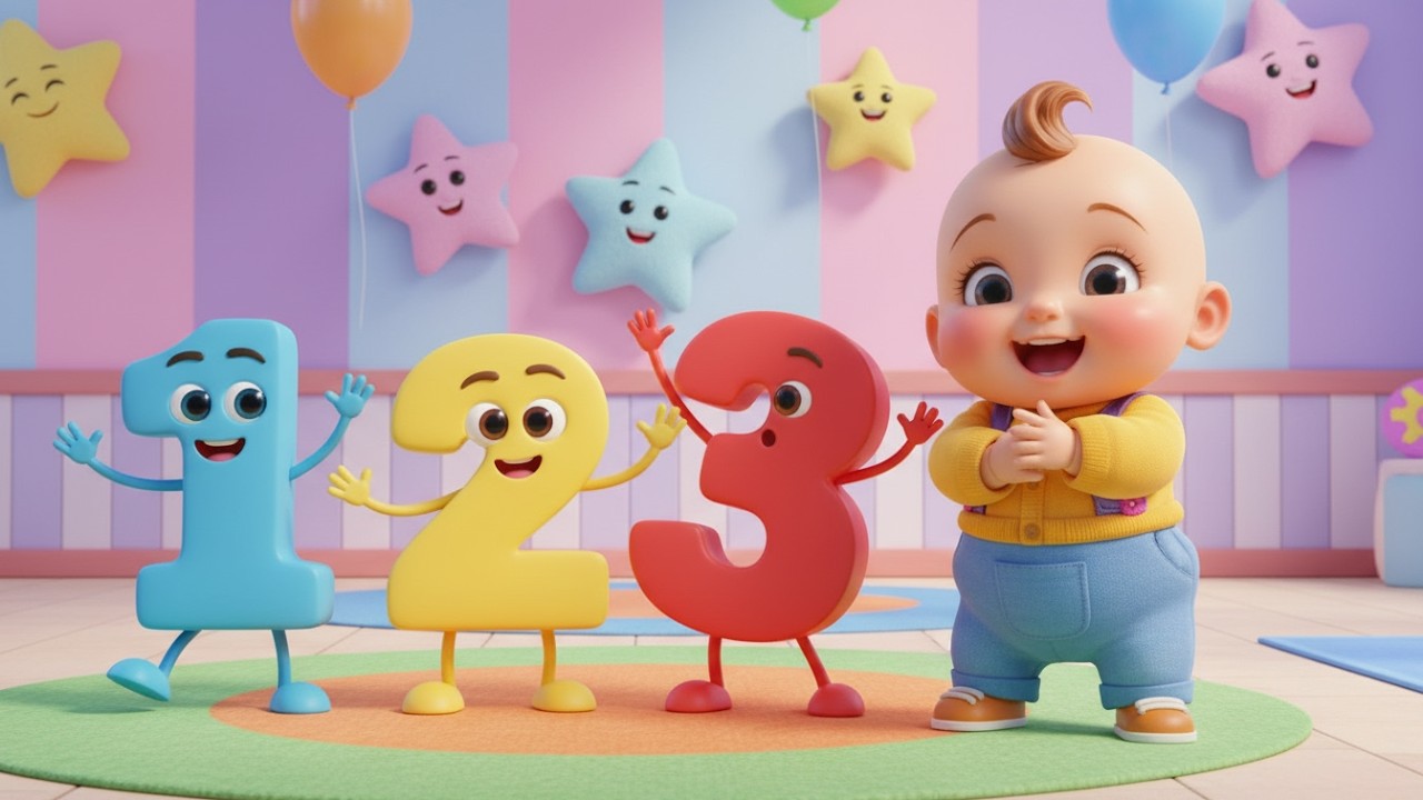 Números Grandes y Pequeños 🎵 Big and Small Numbers Song en Español para Niños